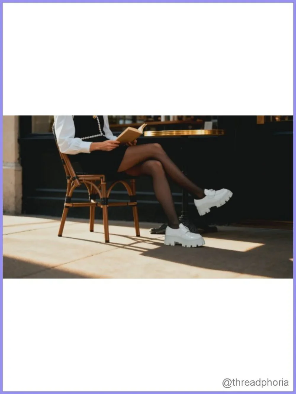 Women's Chunky Platform Loafers Vegan Leather Slip-On Shoes